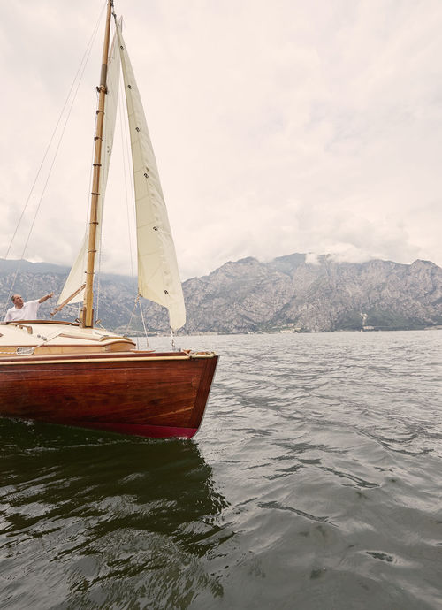 Ein Tag auf unserem Segelboot am Lago di Garda